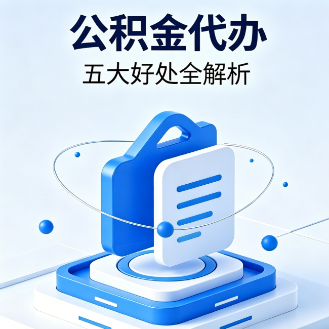 山西公积金代办到底值不值？这5大好处让你少走弯路